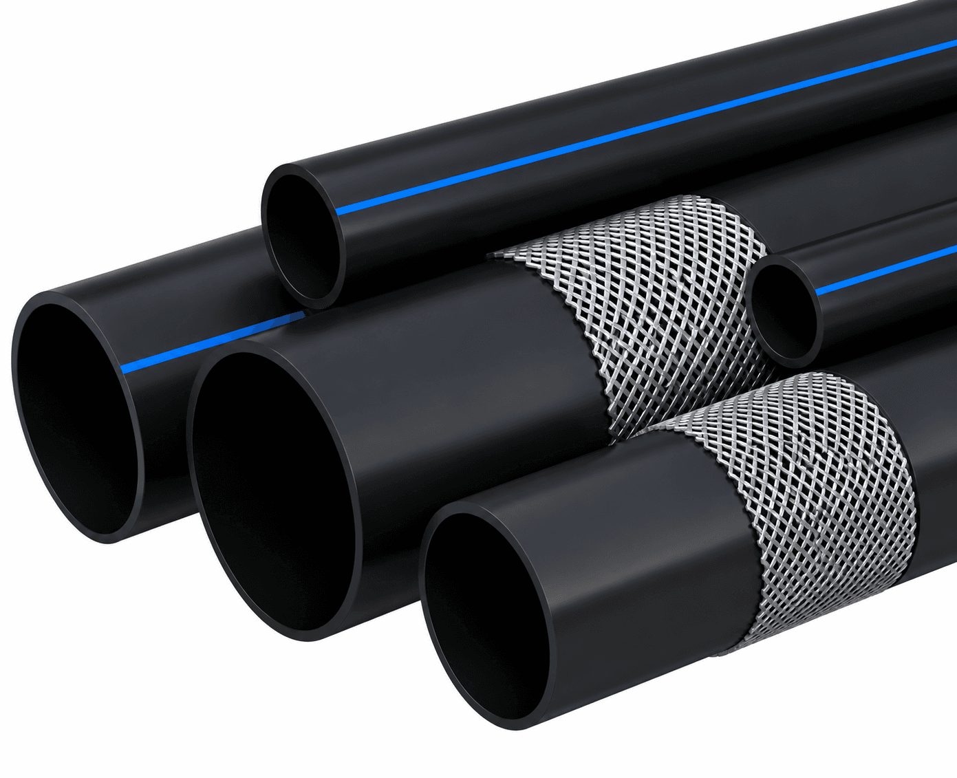 HDPE RTP Steel Wire Reinforced Pipes